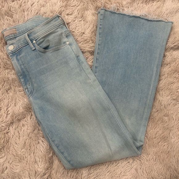 Mother Denim - Classic Light Blue Flare Jeans - Picture 6 of 6